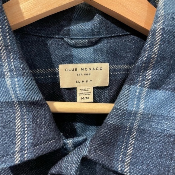 Club Monaco Flannel Size Medium - Picture 3 of 3
